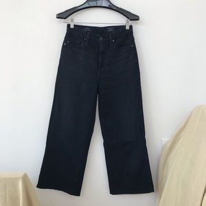 AG Etta wide leg jeans, cropped